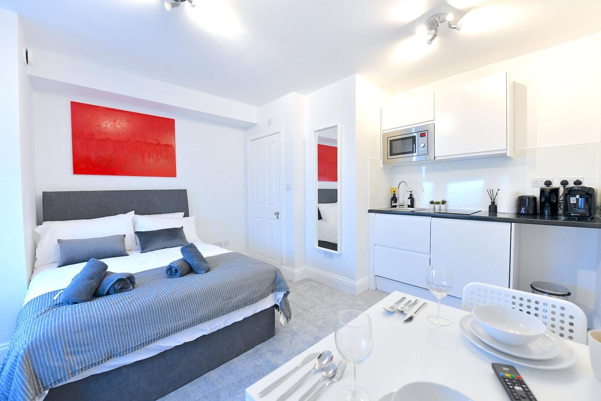 Stylish Studios By Luxestays Fulham London Luaran gambar